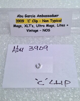 Abu Garcia 3909 Clip - Mags, XLT's, Lites Casting & Many Cardinal Spinning Reels