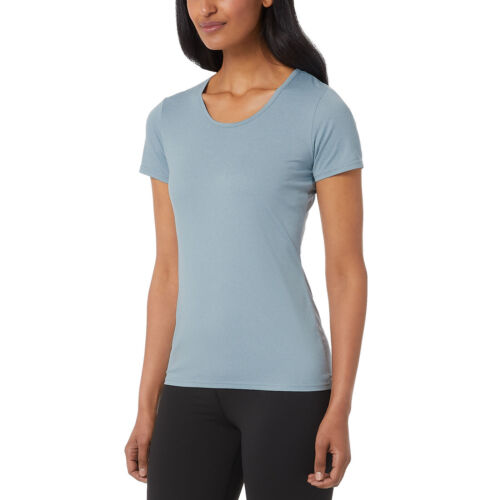 NEW 32 DEGREES COOL 3 PK WHITE/TEAL/LAVENDER SHORT SLEEVE TOP SZ M #258B - Picture 3 of 4