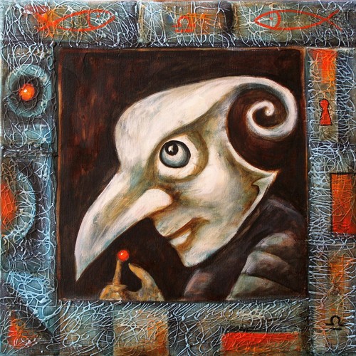 Painting ORIGINAL Oil canvas Modern contemporary Art surrealism by Pronkin 2020 - Picture 6 of 11