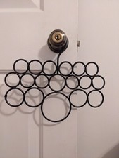 18 Hole Metal Tie or Scarf Hanger