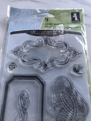 FRAMES Clear Stamp 97721 Inkadinkado 9 pc set bird Brand NEW! MAISON - Picture 5 of 5