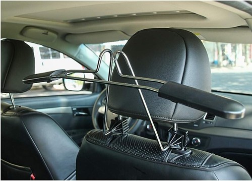 Appendiabiti universale auto supporto poggiatesta antiscivolo per borse cappotto tute camicie - Foto 7 di 10