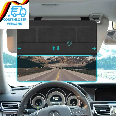 JGGDDU Sonnenblende Verlängerung, Auto Visier anti Blender, Sonnenblende Erweitern Eins