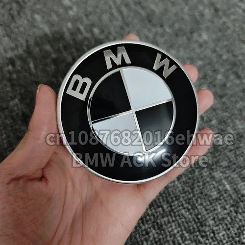82MM 74MM For BMW Front Hood Emblem Trunk Rear badge E46 E90 F30 F10 F20 G20 E87 - Picture 22 of 26