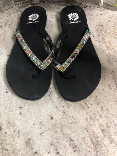 yellow box flip flops ebay