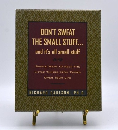 5 BOOKS, 2 HARDCOVER & 3 PAPERBACKS, DON'T SWEAT SMALL STUFF, PEACEFUL KINGDOM - Picture 2 of 18