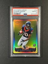 DeAndre Hopkin 2013 Topps Chrome #154 Refractor Rookie RC PSA 10 Texans Chiefs