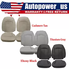 For 2010-2013 Buick LaCrosse Driver & Passenger Bottom-Top Leather Seat Cover