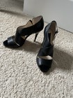 Boutique 9 Women’s BTThomsina Black Open Toe Dress Sandals Size 8.5  4” Heels — photo 1