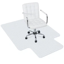 3mm PVC Thicken Chair Mat Protect Floor Rectangular Lip Studded Back Design