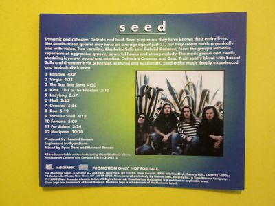 Seed Austin Texas band CD 48621009224| eBay