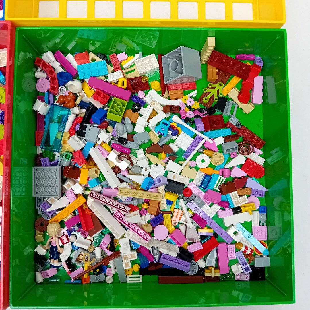 Box4Blox 4 Tier Brick Size Sorting Box & Lego Pieces 2kg Organiser