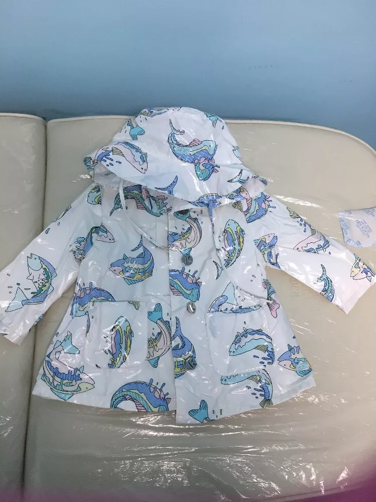 KENZO Kids Rain Coat Jacket With Hat Size 12M eBay