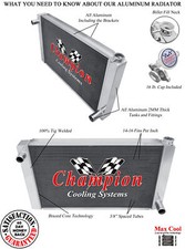 Racing Champion 28 Wide 3 Row Universal Series Radiator Chevy Configuration