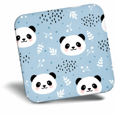 Toller Kühlschrankmagnet - süßer babyblauer Panda Bär cooles Geschenk #12936