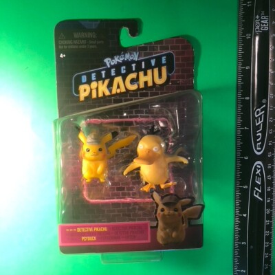 Pokémon Detective Pikachu Psyduck Pikachu Movie Set of