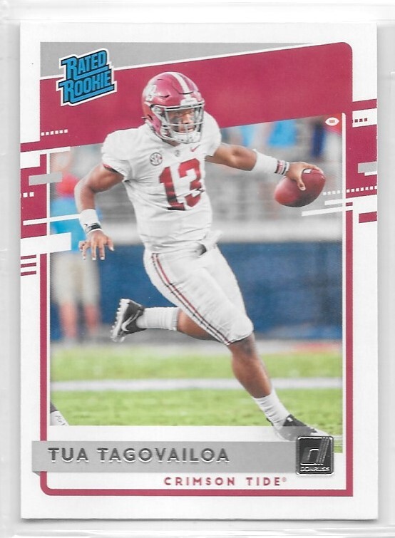 2020 Panini Chronicles Draft Tua Tagovailoa Donruss Rated Rookie RC