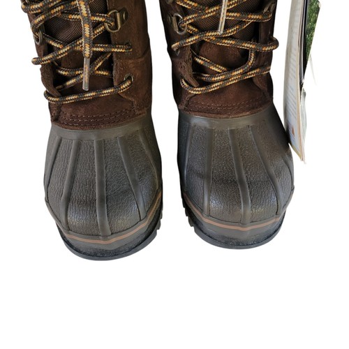 Rocky Boots Boys 13 Thinsulate Waterproof Lined Brown Leather Upper Rubber 7855 - Picture 15 of 23