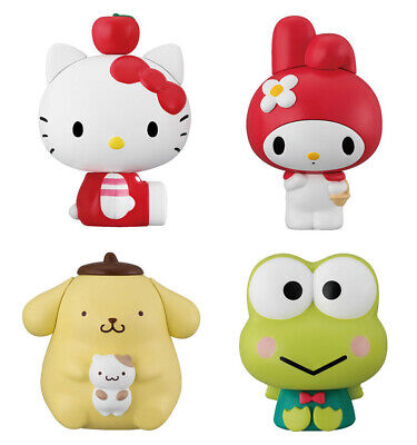 Bandai Sanrio Characters Figure Hello Kitty My Melody Pompompurin set 4 pcs 4549660327172 | eBay