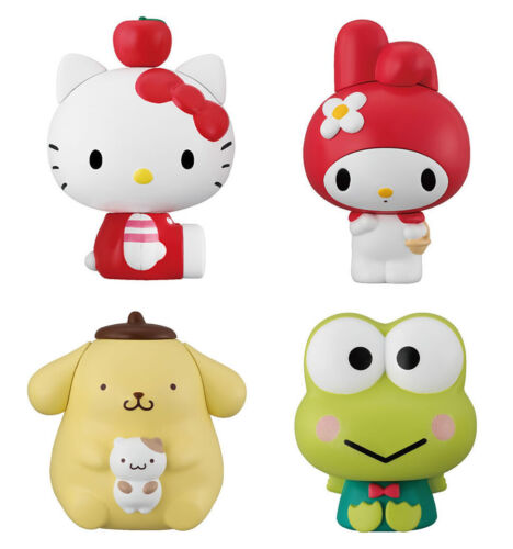 Sanrio Characters Figure Vol 3 Hello Kitty My Melody Pompompurin Bandai set of 4 - Picture 1 of 8