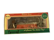 Vintage Tin Litho, Toy Wind up Billiard Game, by Rocket, in Box