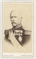 CDV Circa 1870. The Marshal Patrice Mac Mahon Uniformed Military Army