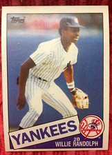 Yankees Willie Randolph #765  MLB Vintage Baseball Card Ships Free