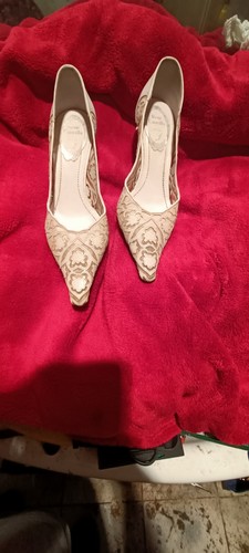 Reneé Caovilla Ladies Lace Heels 37 - Picture 6 of 6