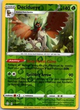 Pokemon Decidueye 008/072 Reverse Holo Rare Shining Fates Free Shipping!