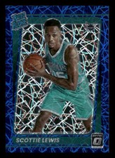 2021-22 Donruss Optic #196 Scottie Lewis RC Rookie Blue Velocity Hornets