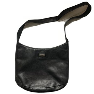 sak black leather purse