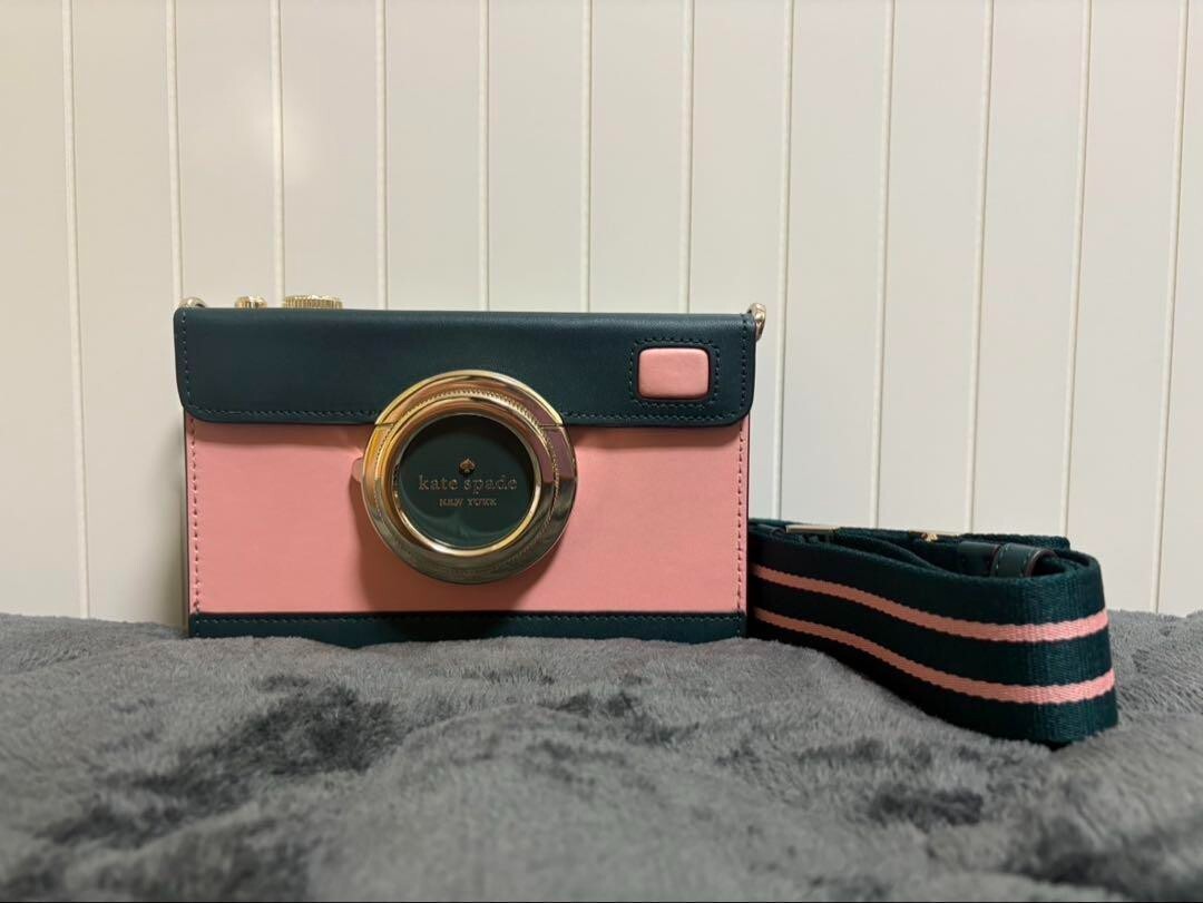 Kate Spade Other Oh Snap Camera Crossbody Leather Pink Bag