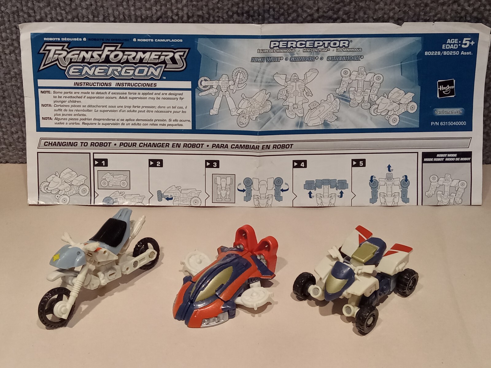 Transformers Energon minicon team Armada Perceptor eBay