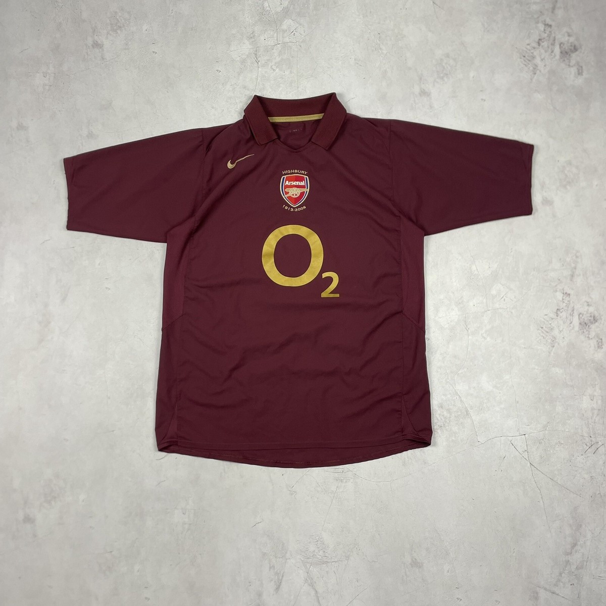 Nike Arsenal Home Jersey 2005/2006 Highbury Vintage | eBay Nike Arsenal Home Jersey 2005/2006 Highbury Vintage | eBay