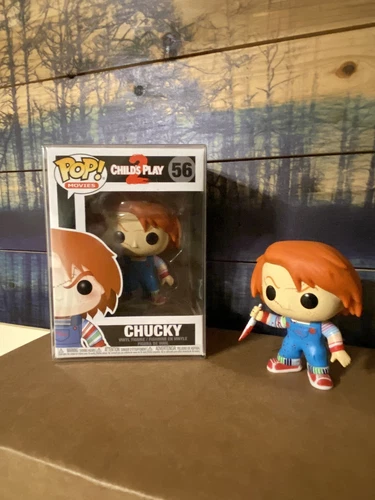 Funko POP! Movies Childs Play 2 Chucky #56 [Bloody] Exclusive,Protective Plastic