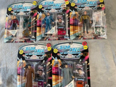 Star Trek The Next Generation Action Figures 1990's Lot 5
