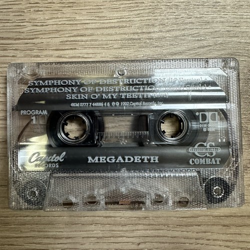 MEGADETH Symphony of Destruction CASSINGLE Cassette Tape Single Capitol Combat - Picture 7 of 8