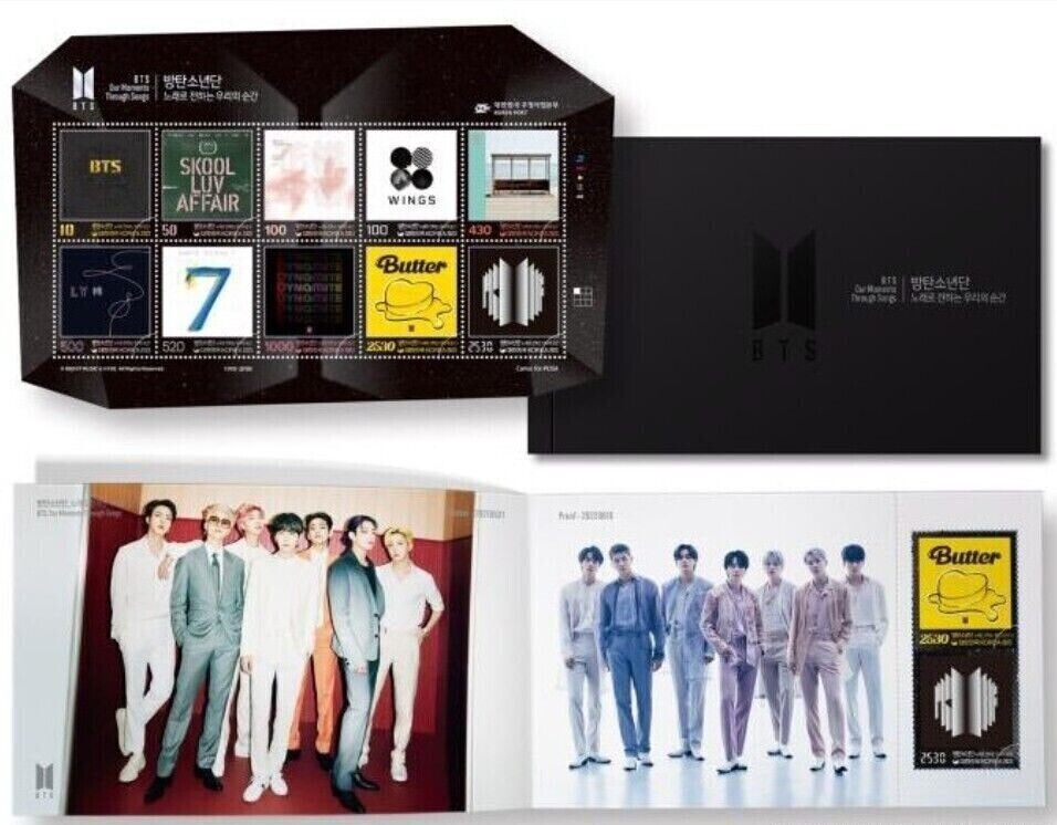 ２セット　BTS 10周年　記念切手【Stamp full packet】新品 2023 BTS Official 10th Anniversary Commemorative Stamp