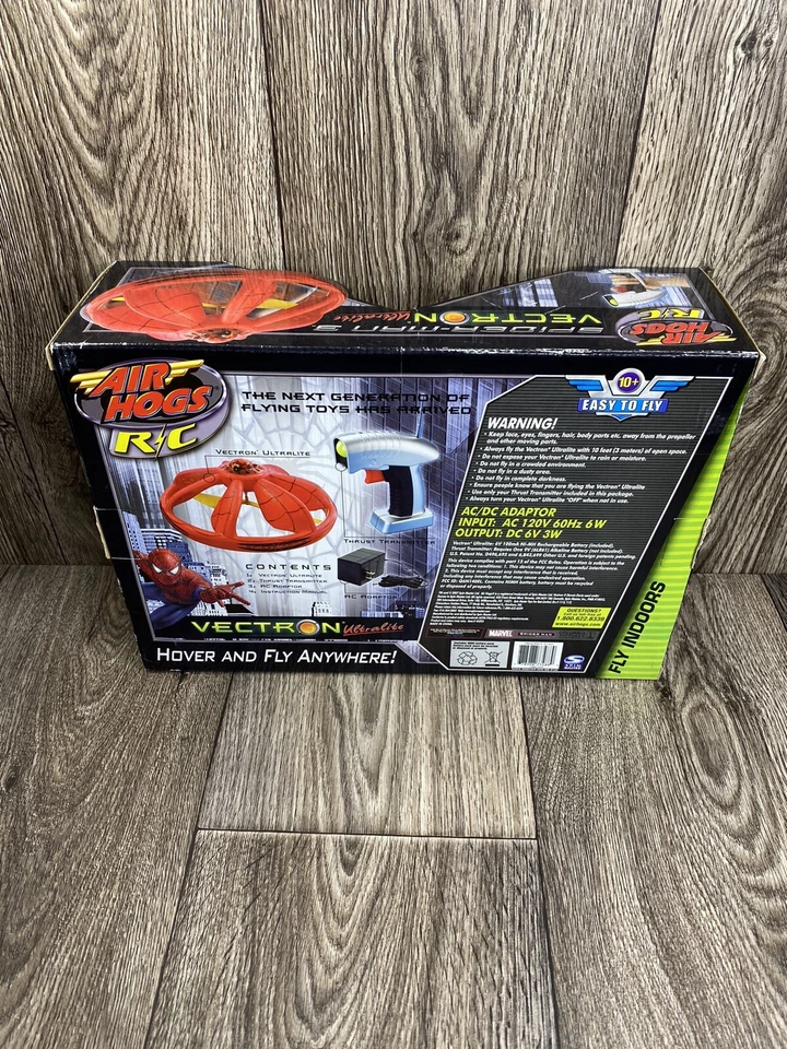 SPIDER-MAN 3 Vectron Ultralite AIR HOGS R/C Hover Flying Saucer Toy SPINMASTER - Image 2 of 4