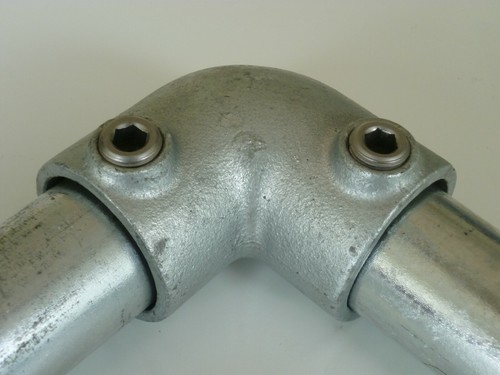 Rohrverbinder Fußplatten,T Stücke Kurz /Lang, Bögen und 3 Wegsverbinder +Rohre - Bild 38 von 72