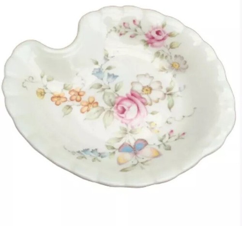 Vintage Floral Trinket/Ring Dish. SOUTHFIELDS Fine Bone China. - Picture 9 of 9