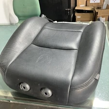 2011-2018 DODGE RAM 1500 PASSENGER SEAT UPPER CUSHION & FRAME BLACK LEATHER