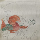 New ListingNeedlepoint Hand Stitch Painted Canvas Oriental Ducks 18 Ct 9 1/2" x 10 1/4"