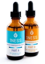 1ness Water Treatment Drops - Amber Glass Bottles - 4oz Kit (CitricKit)