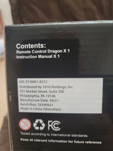 remote control GREEN Dragon rc toy dragon walks & makes roaring sounds! In Box - Picture 11 of 11