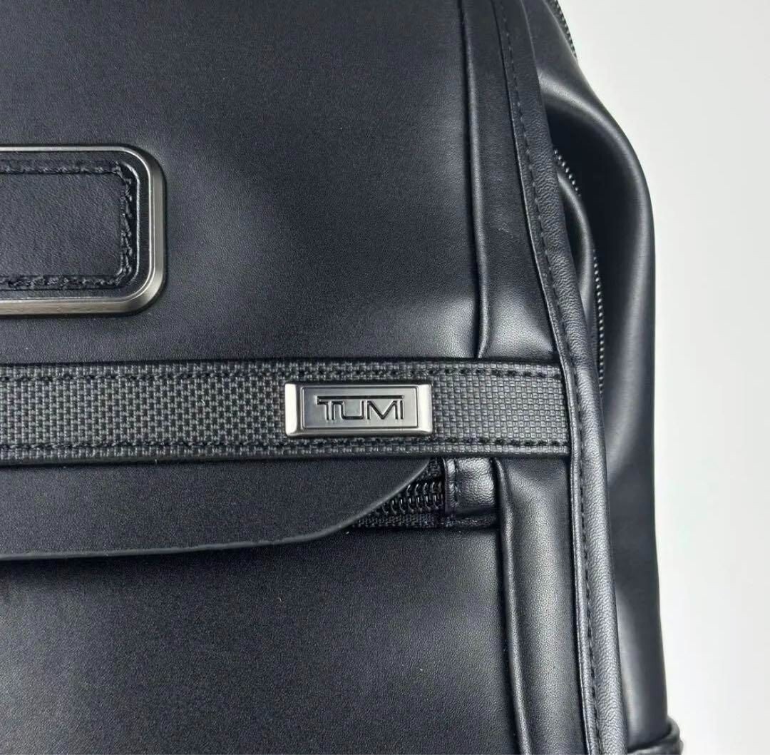 TUMI ALPHA3 Brief-Pack Backpack ALL Leather Black 09603174DL3 New outlet