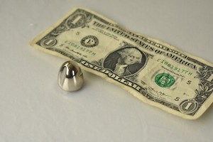 Beautiful Potentiometer Solid Chrome Silver Component Knob Detented Volume