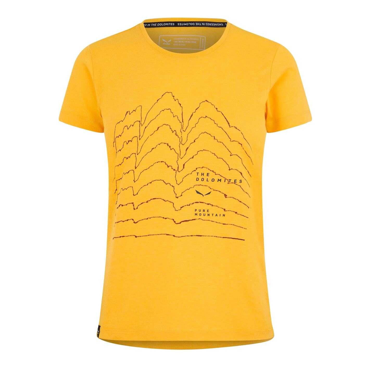 Футболка Salewa Damen Pure Dry T-Shirt Kurzarm для спортивных тренировок в тренажерном зале
