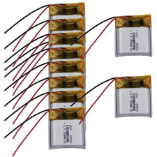 10 pcs 3.7V 200 mAh 0.74Wh Rechargeable Li-Polymer Li Battery 601818 Li-ion Cell