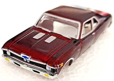 69 Chevy Nova SS Red Wine JL ThunderJet Slot Car BODY for AURORA